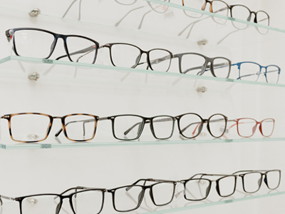 Kunststoffgläser Brille